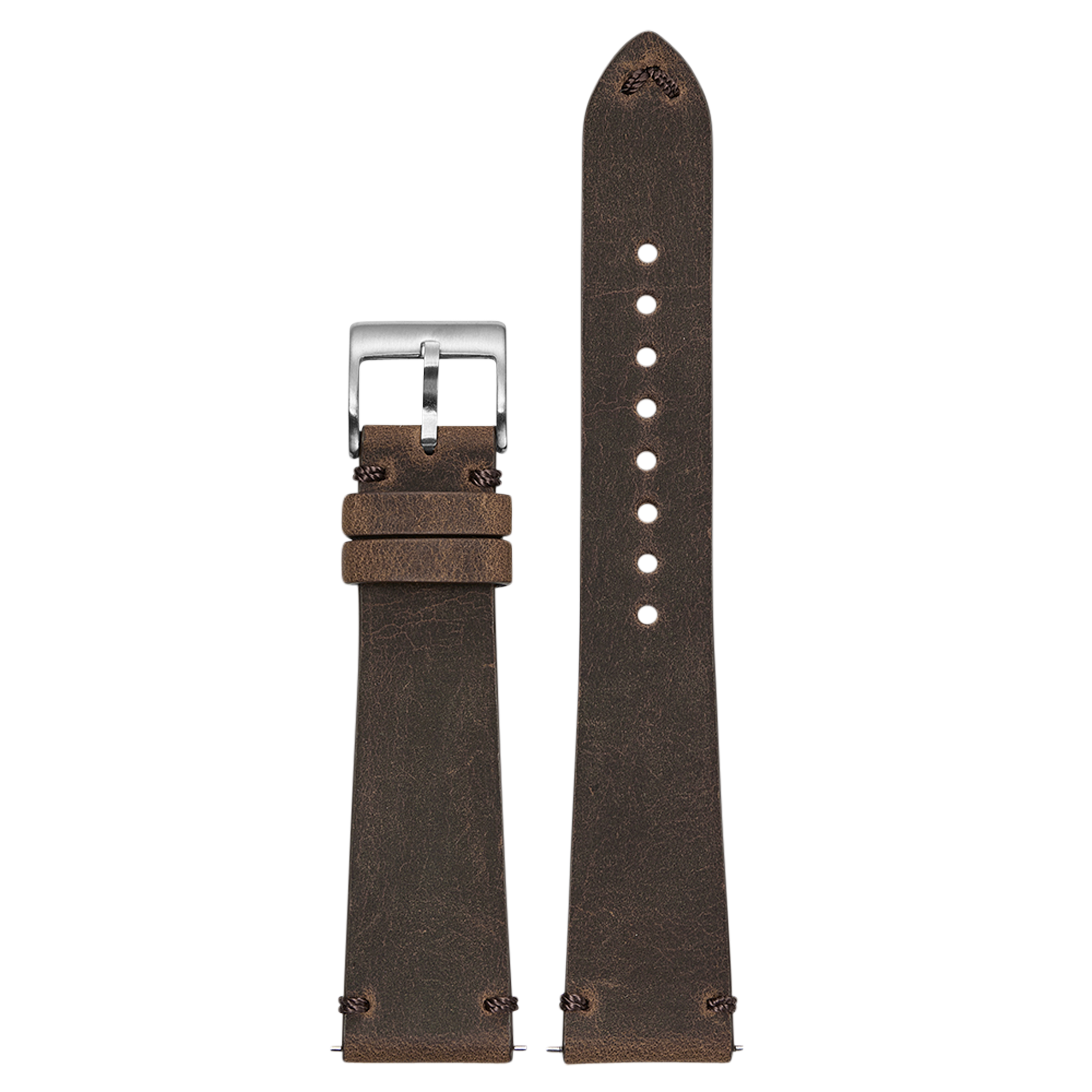 [Galaxy Watch 7 Ultra] Vintage Crazy Horse Leather  - Brown