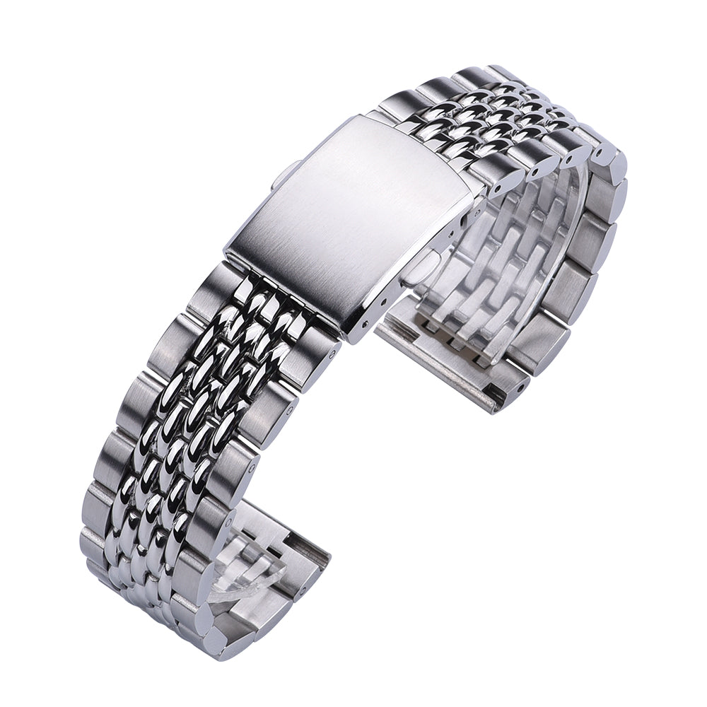 [Galaxy Watch 7 Ultra] Steel Bracelet - Beads of Rice