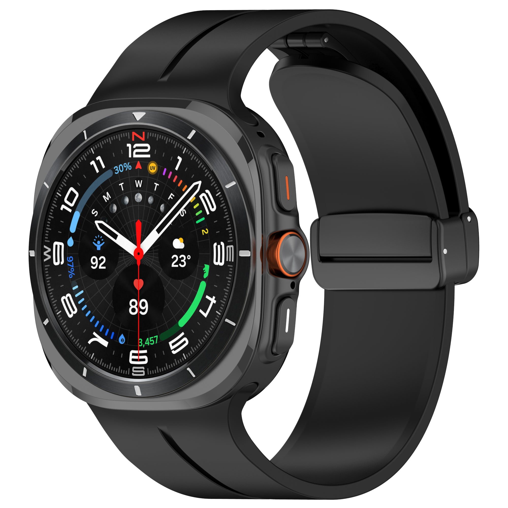 [Galaxy Watch 7 Ultra] Magnetic Silicone with Deployant Clasp