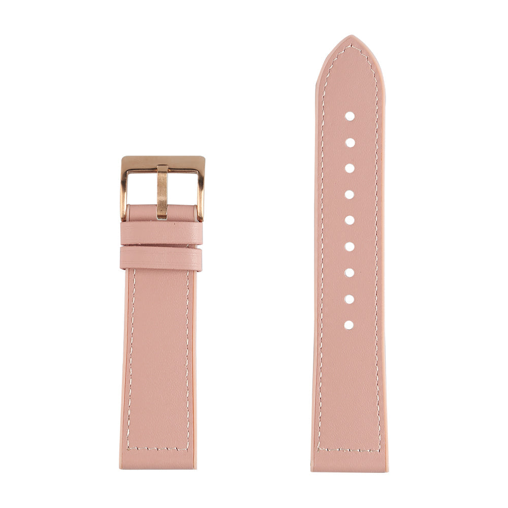 [Fitbit Versa 3 & 4/Sense 1 & 2] Leather Hybrid - Pale Pink