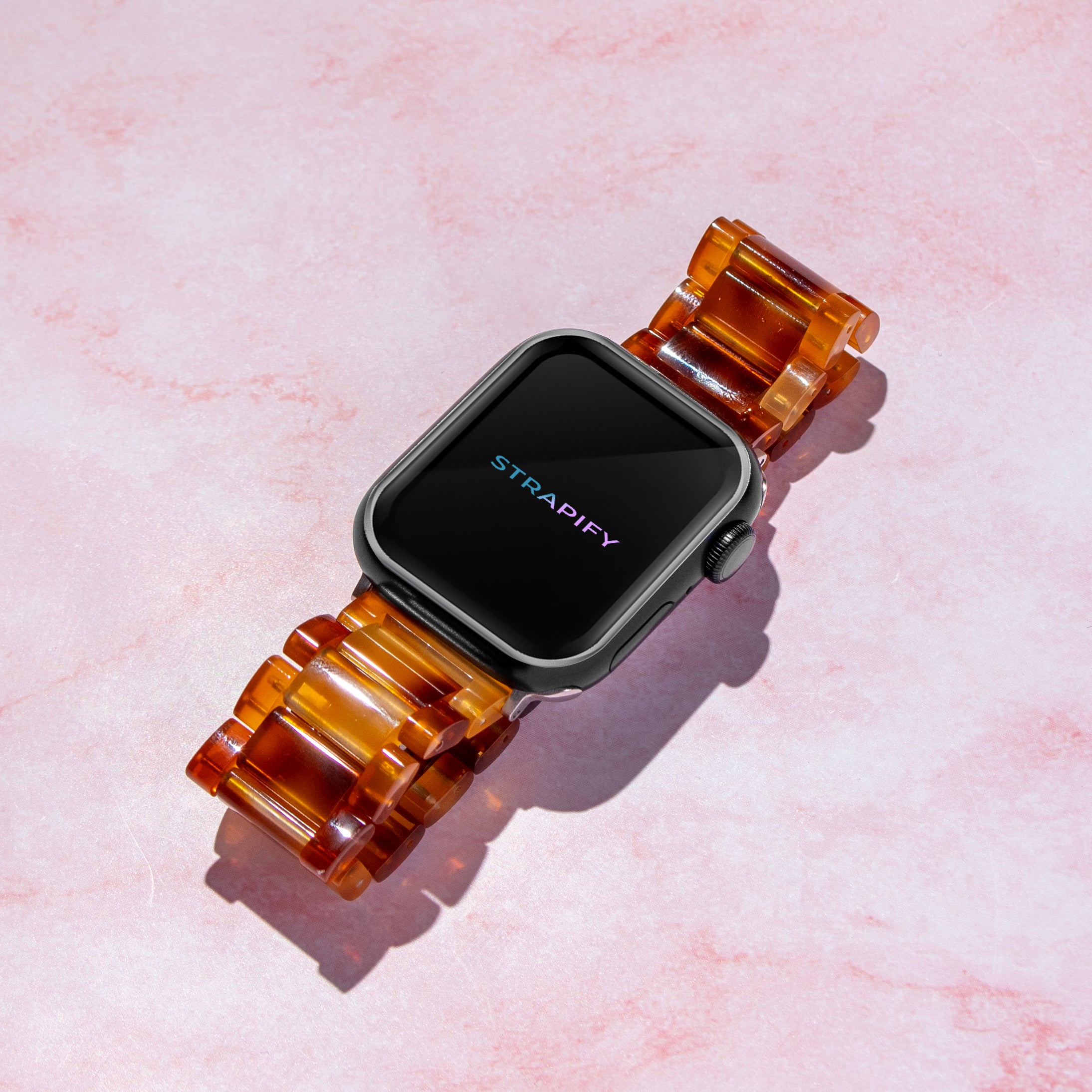 Apple Watch Crystalised Acetate Tortoiseshell Brown