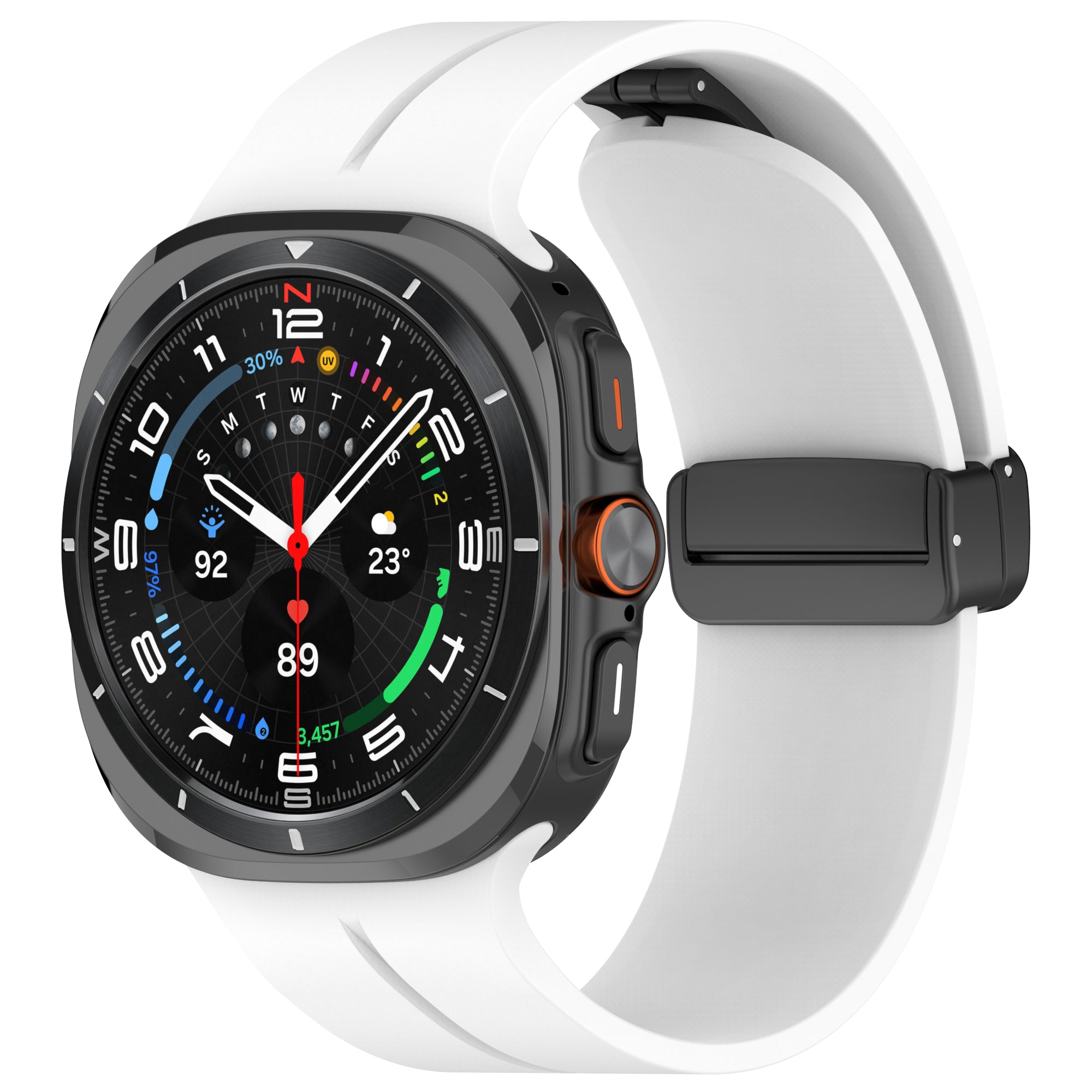 [Galaxy Watch 7 Ultra] Magnetic Silicone with Deployant Clasp