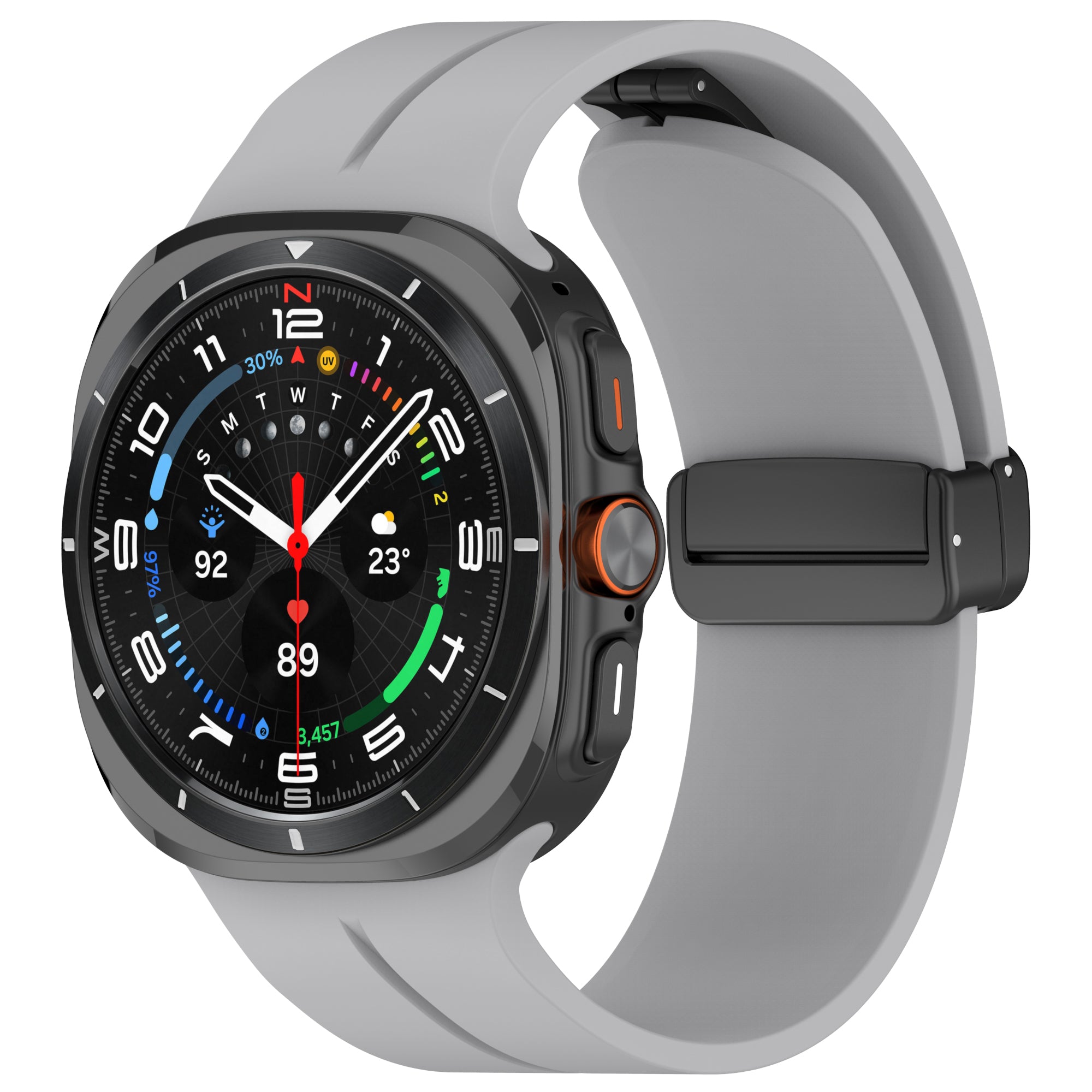 [Galaxy Watch 7 Ultra] Magnetic Silicone with Deployant Clasp