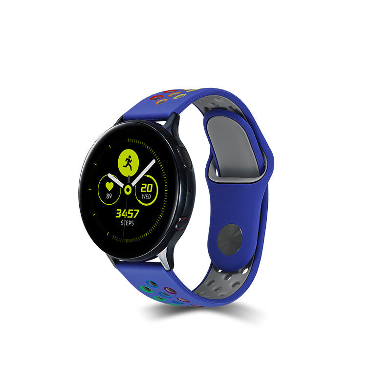 [Galaxy Watch 7 Ultra] Rainbow Sports Silicone