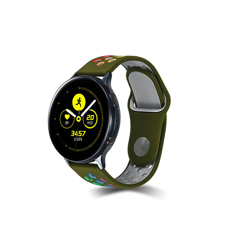 [Galaxy Watch 7 Ultra] Rainbow Sports Silicone