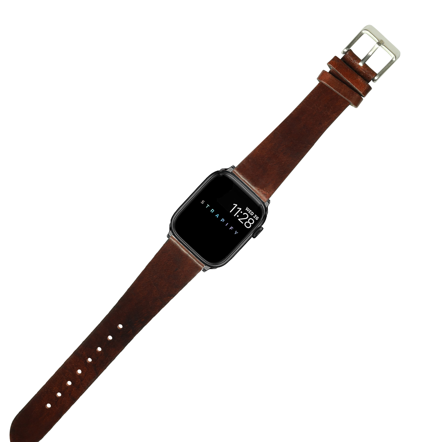 [Apple Watch] Vintage Leather - Smoked Dark Brown