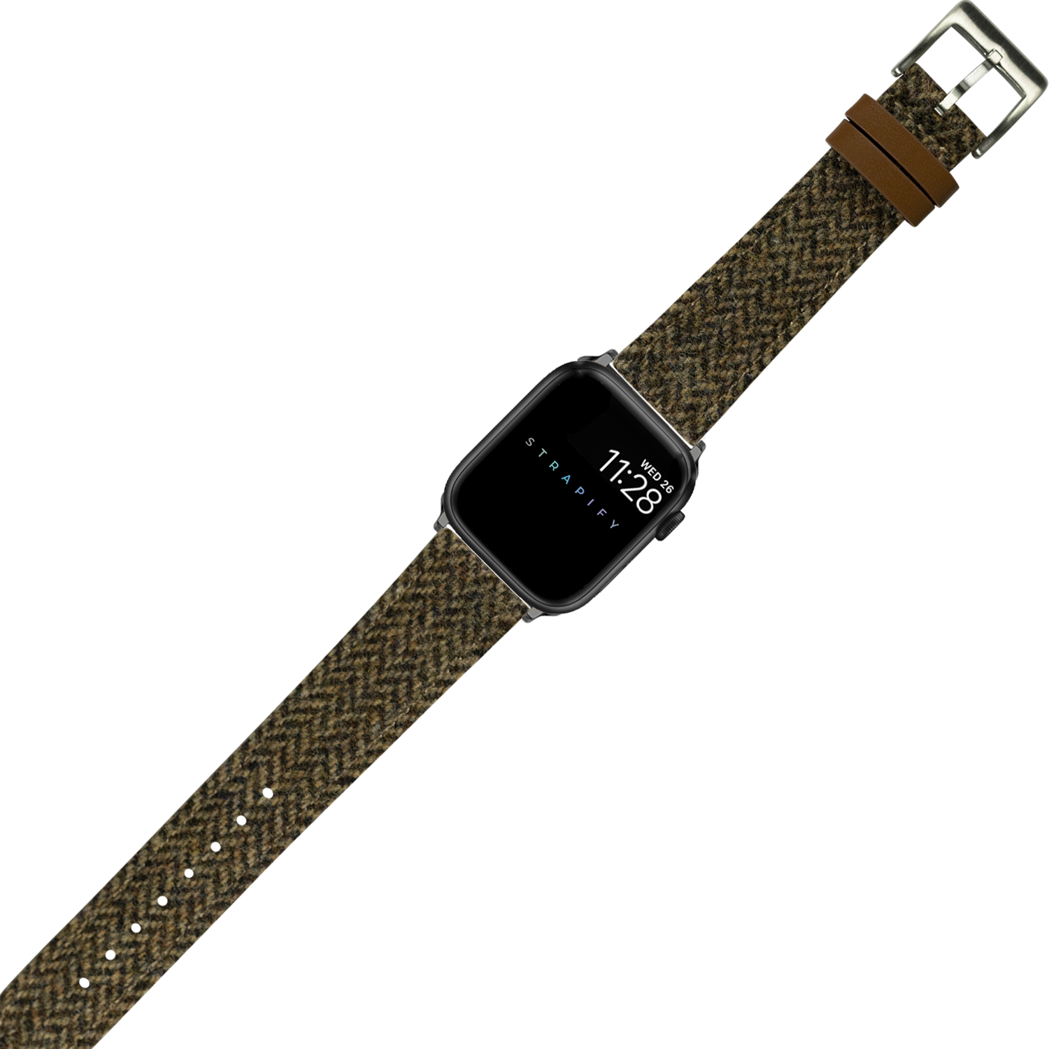 [Apple Watch] Harris Tweed® Herringbone - Dark Brown