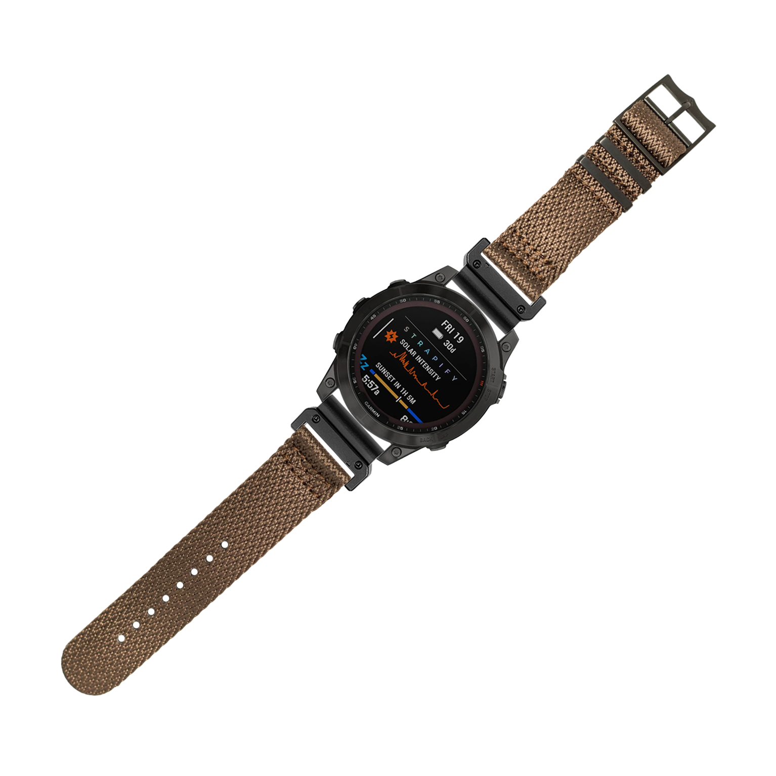 [QuickFit] Sharktooth Militex - Stealth Brown [Black Hardware] 26mm