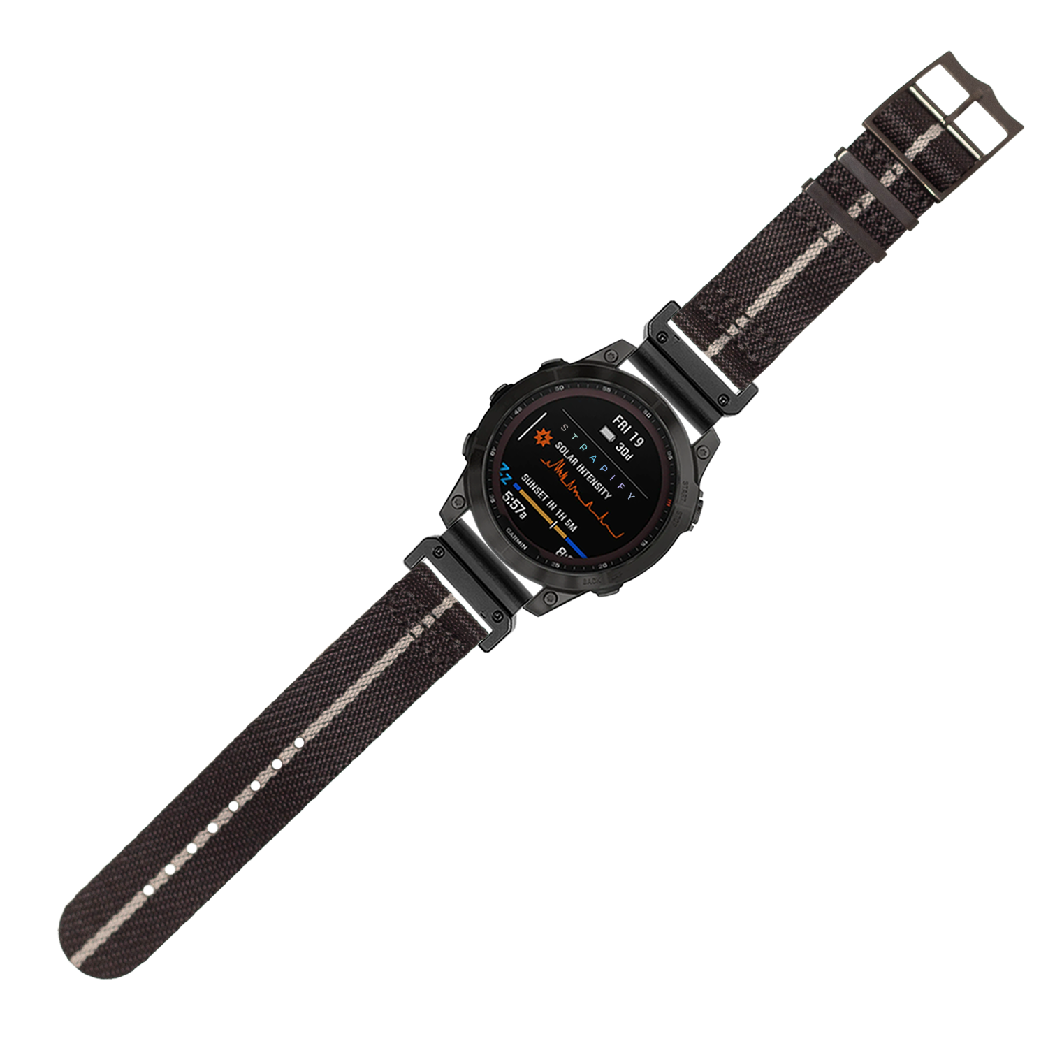 [QuickFit] Cross Militex - Stealth Black / Grey [Black Hardware] 26mm