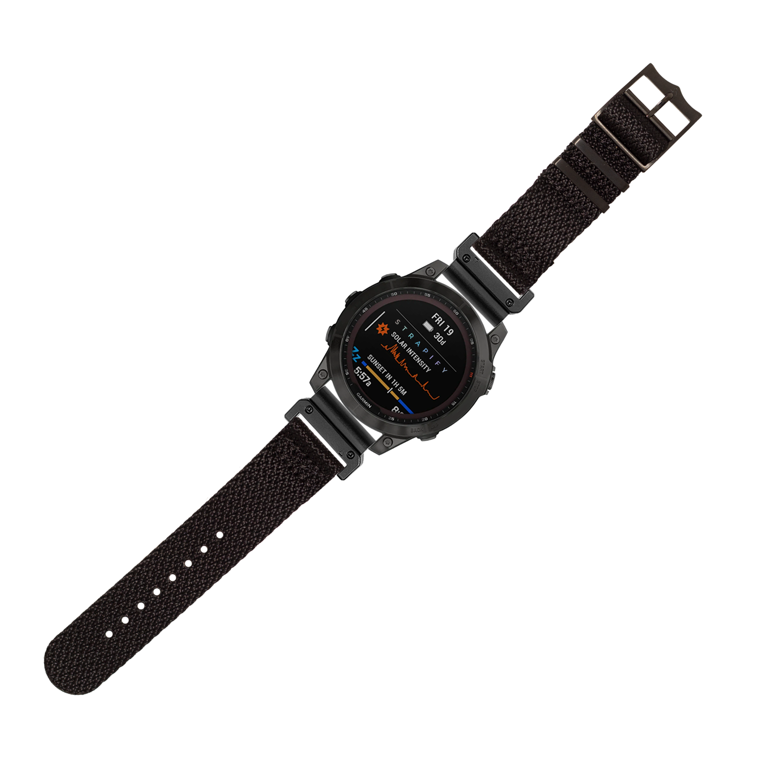 [QuickFit] Sharktooth Militex - Stealth Black [Black Hardware] 22mm