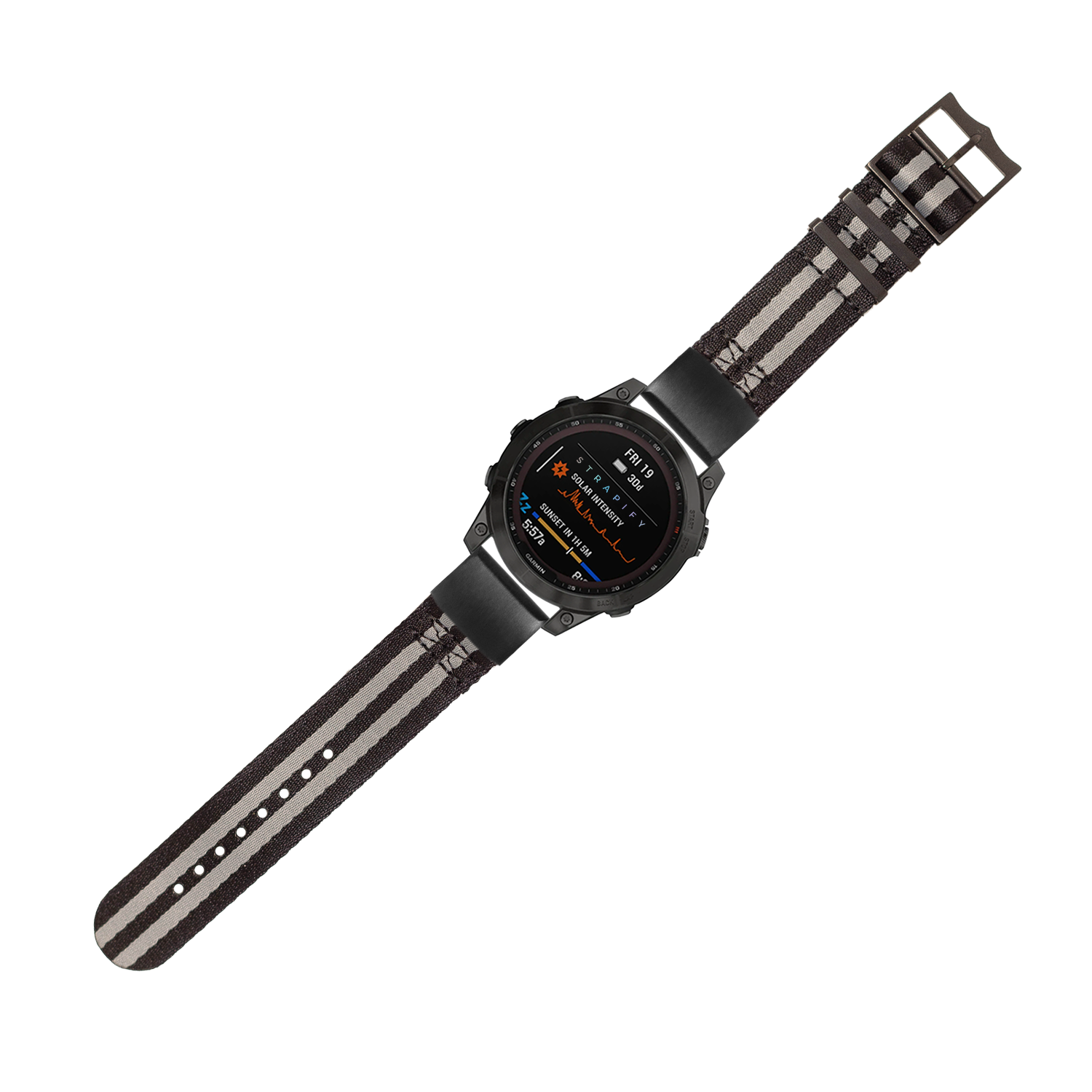 [QuickFit] Ultra Militex - Stealth Bond (Black/Grey) [Black Hardware] 20mm