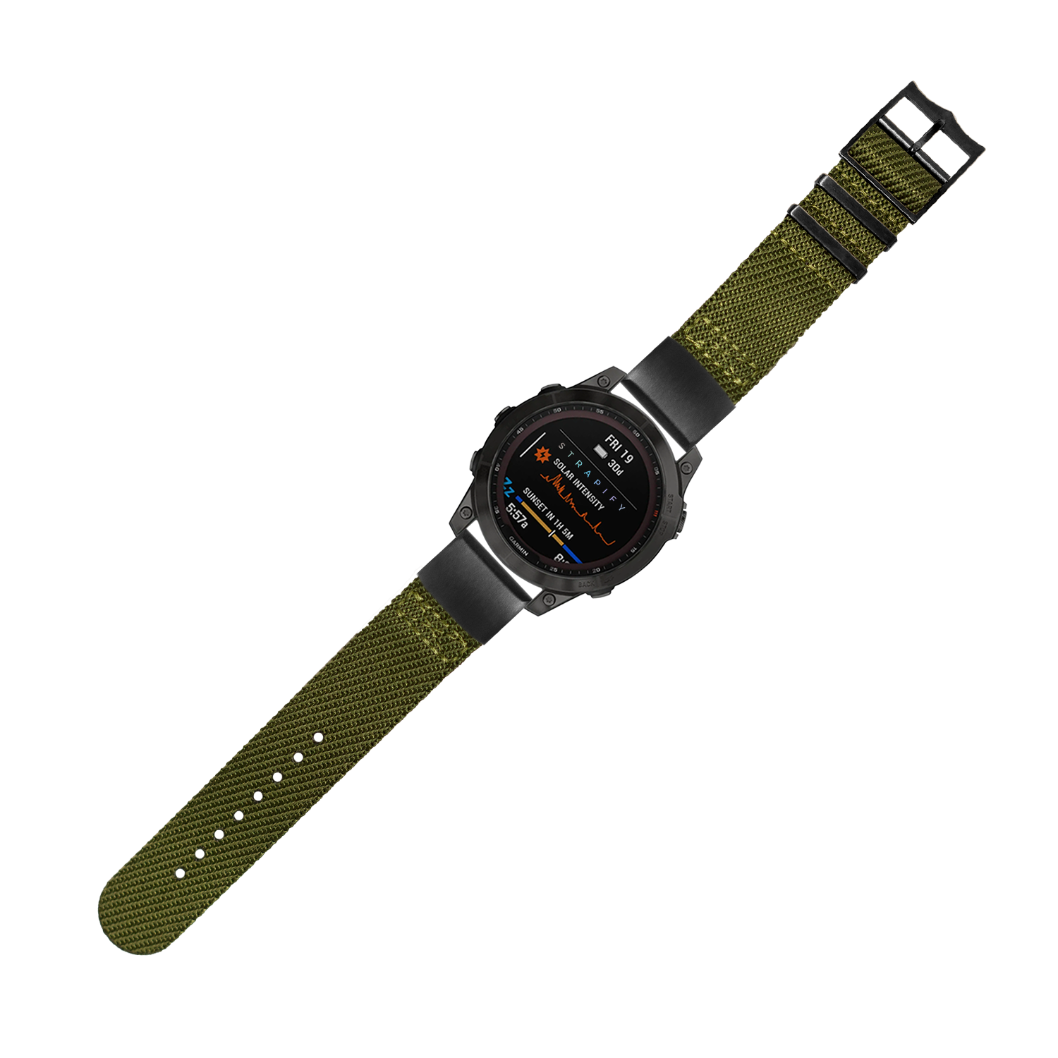 [QuickFit] Cross Militex - Army Green [Black Hardware] 20mm