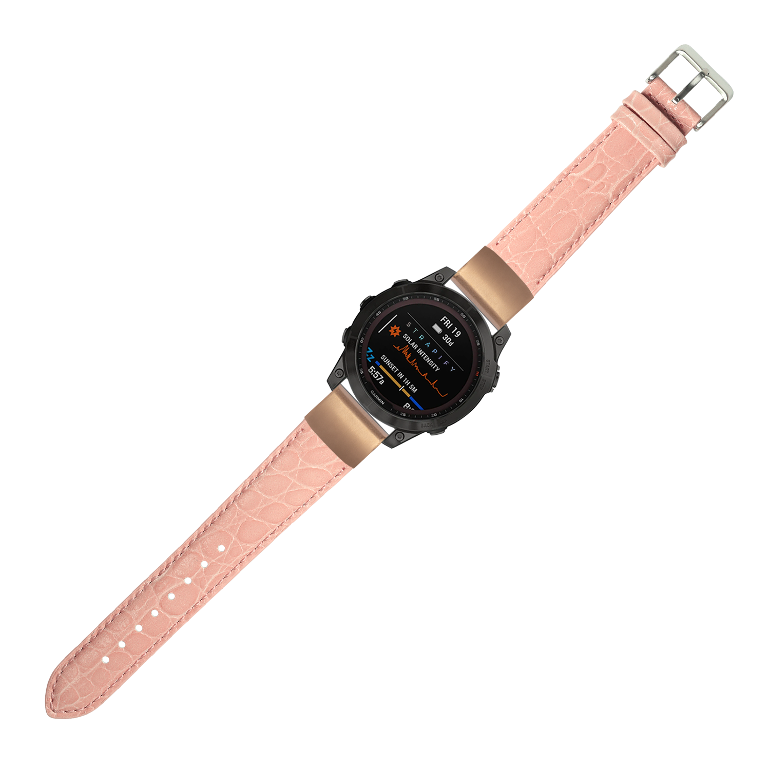 [QuickFit] Alligator Leather - Pink 20mm