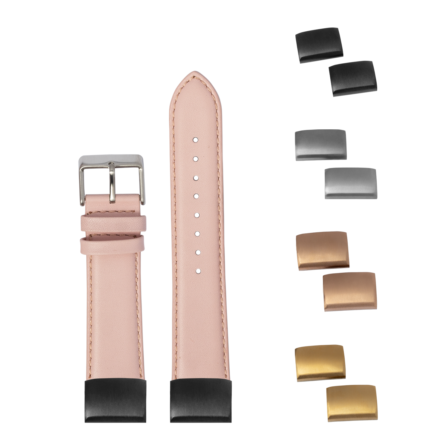 [QuickFit] Padded Leather - Pink 20mm