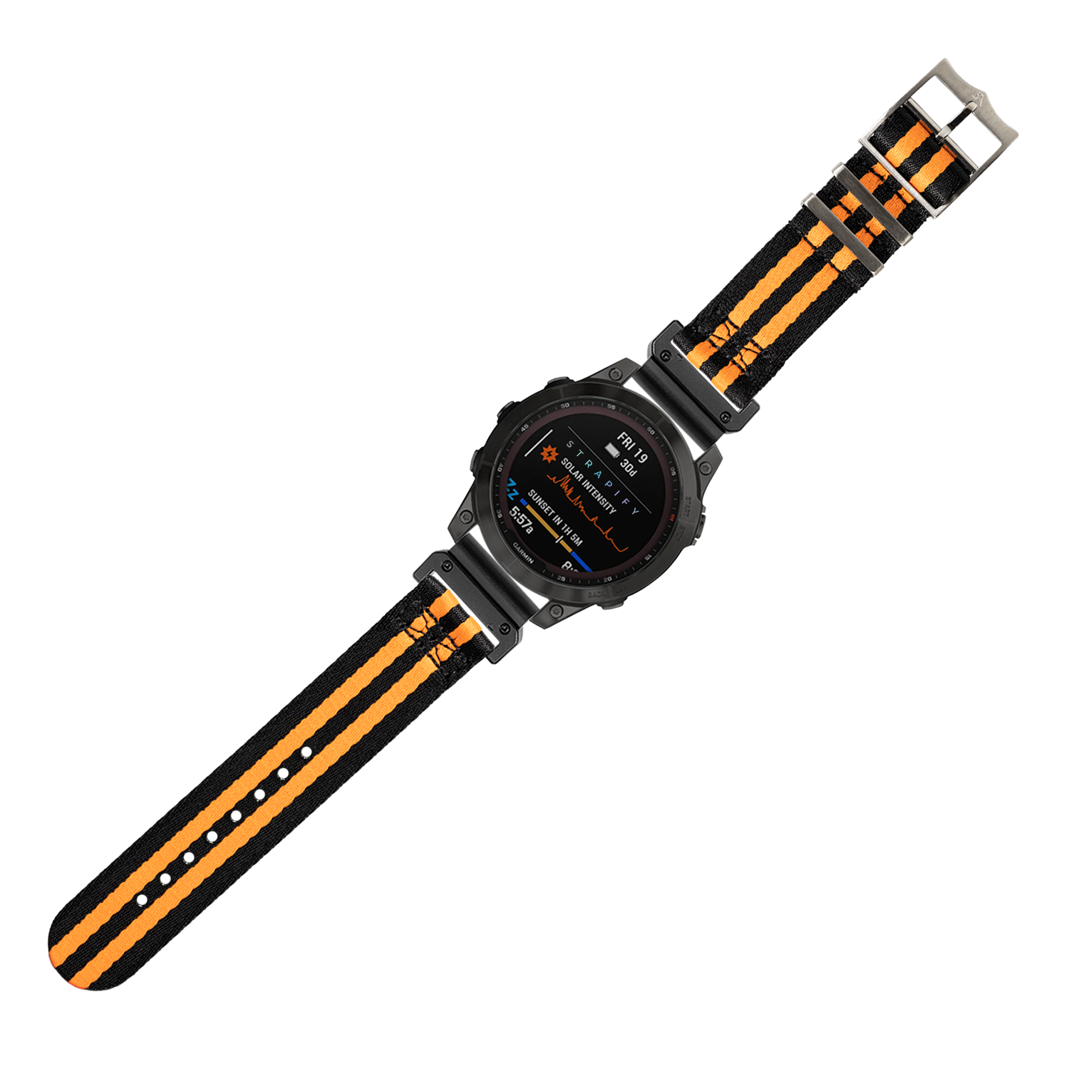 [QuickFit] Ultra Militex - Black / Orange 22mm