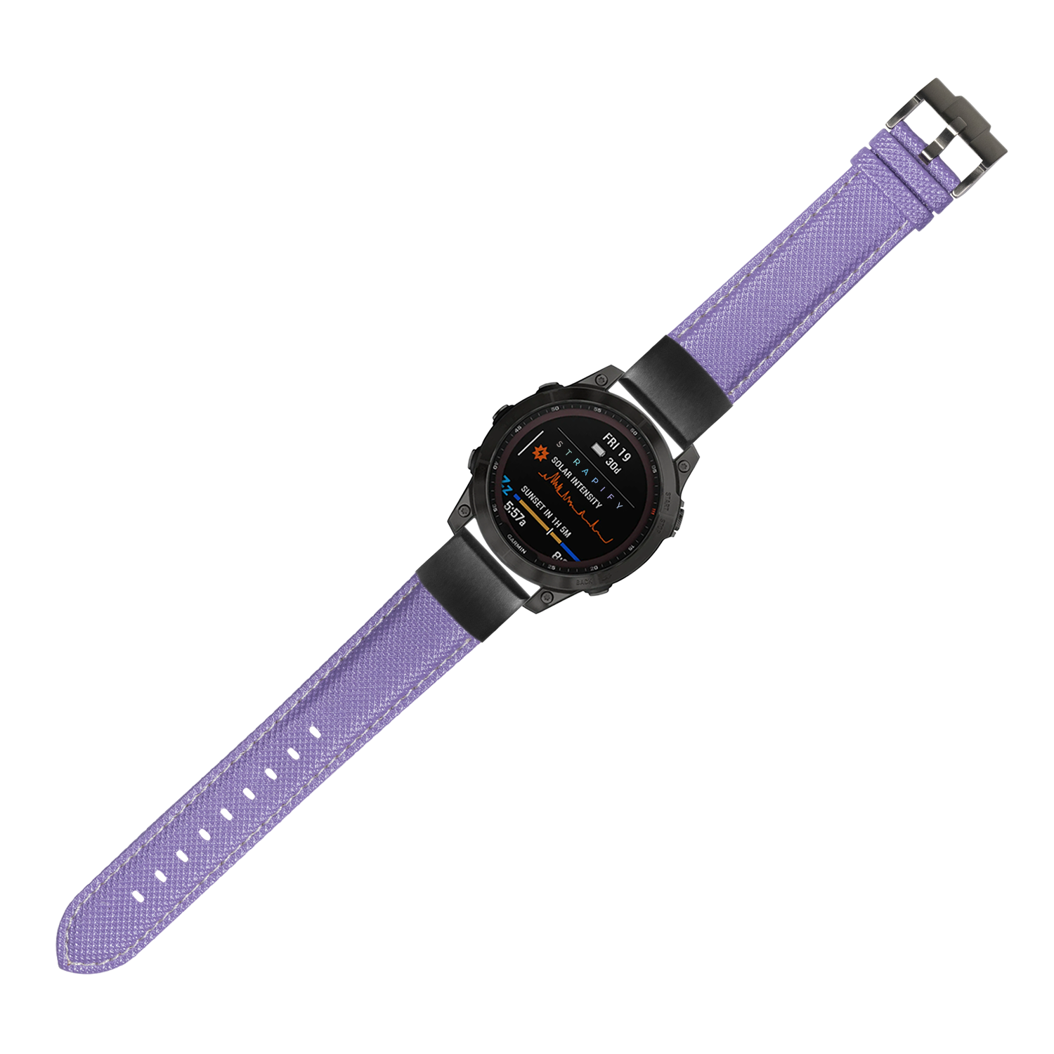 [QuickFit] Sailcloth - Lavender with White Stitching 20mm