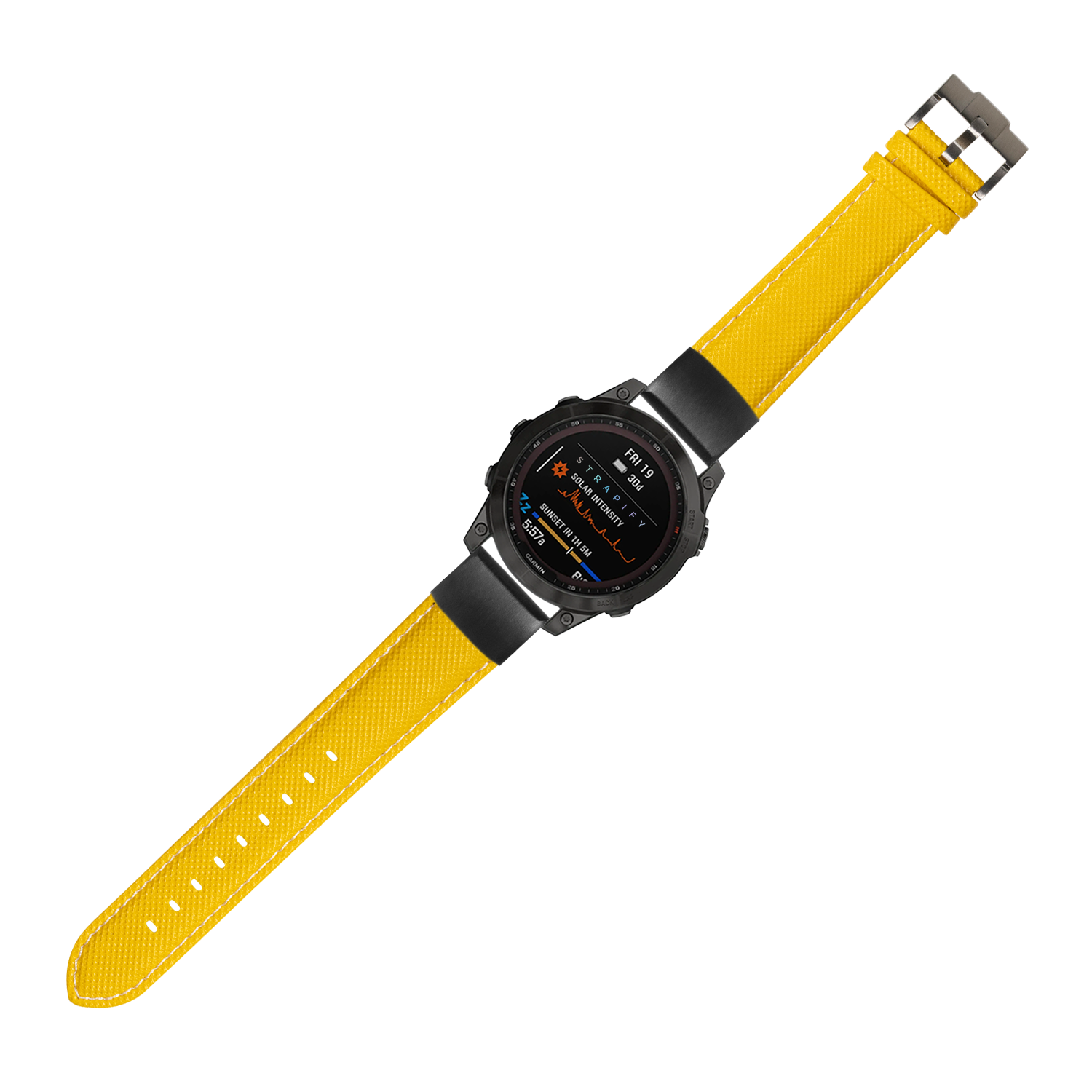 [QuickFit] Sailcloth - Yellow with White Stitching 20mm