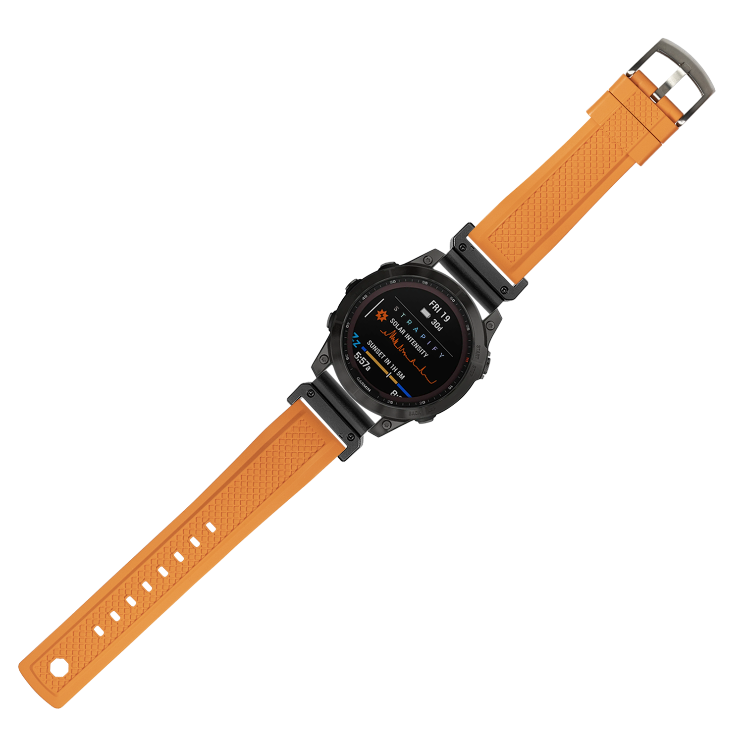 [QuickFit] GridLock FKM Rubber - Orange 26mm