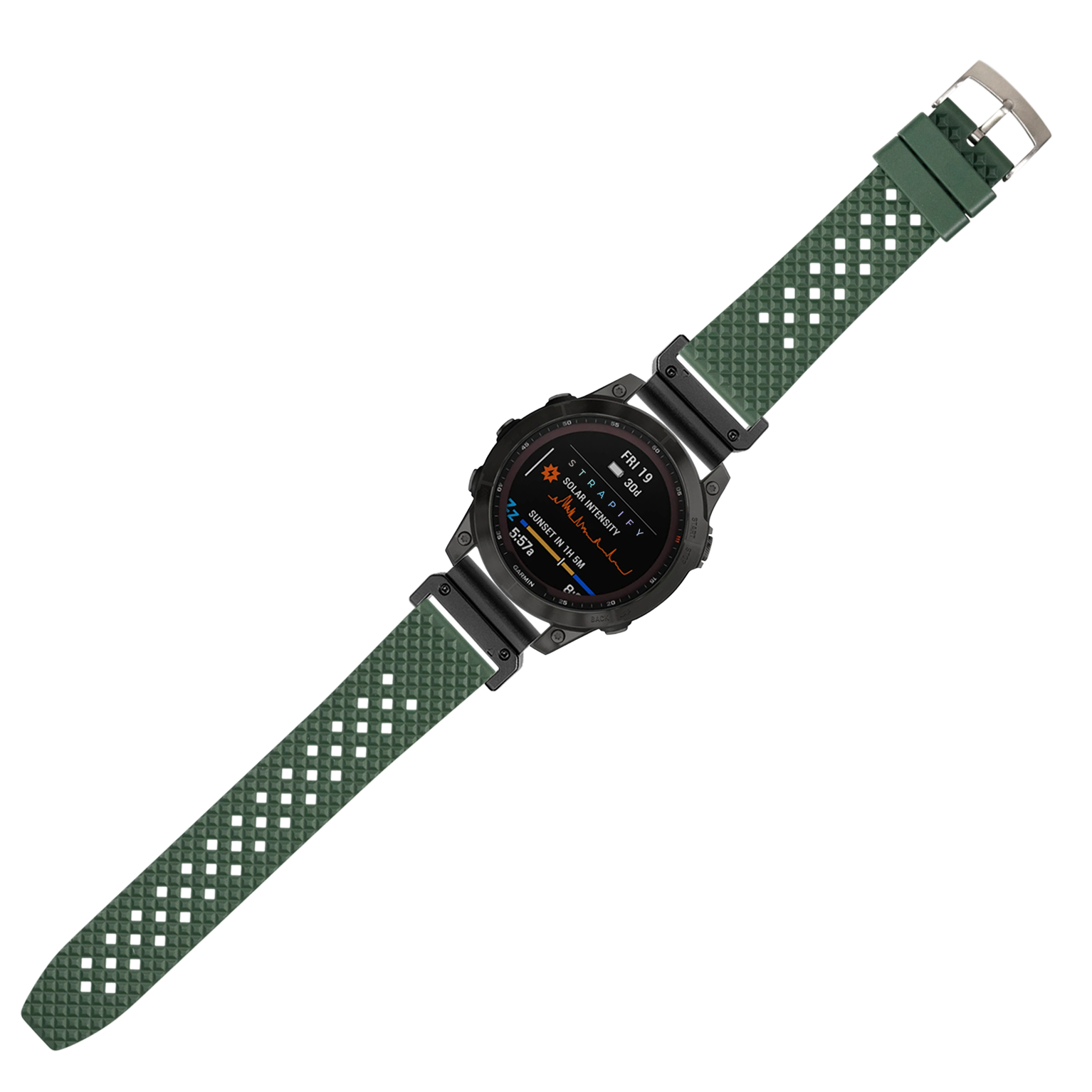 [QuickFit] King Honeycomb FKM Rubber - Green 22mm