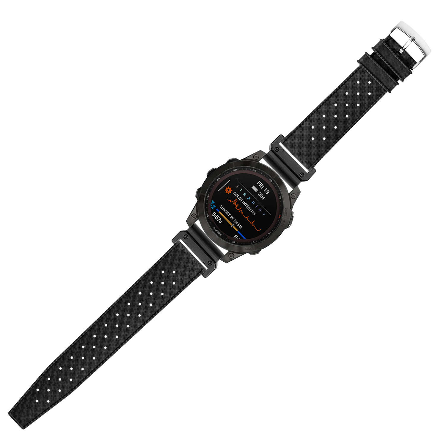 [QuickFit] King Tropic FKM Rubber - Black 22mm