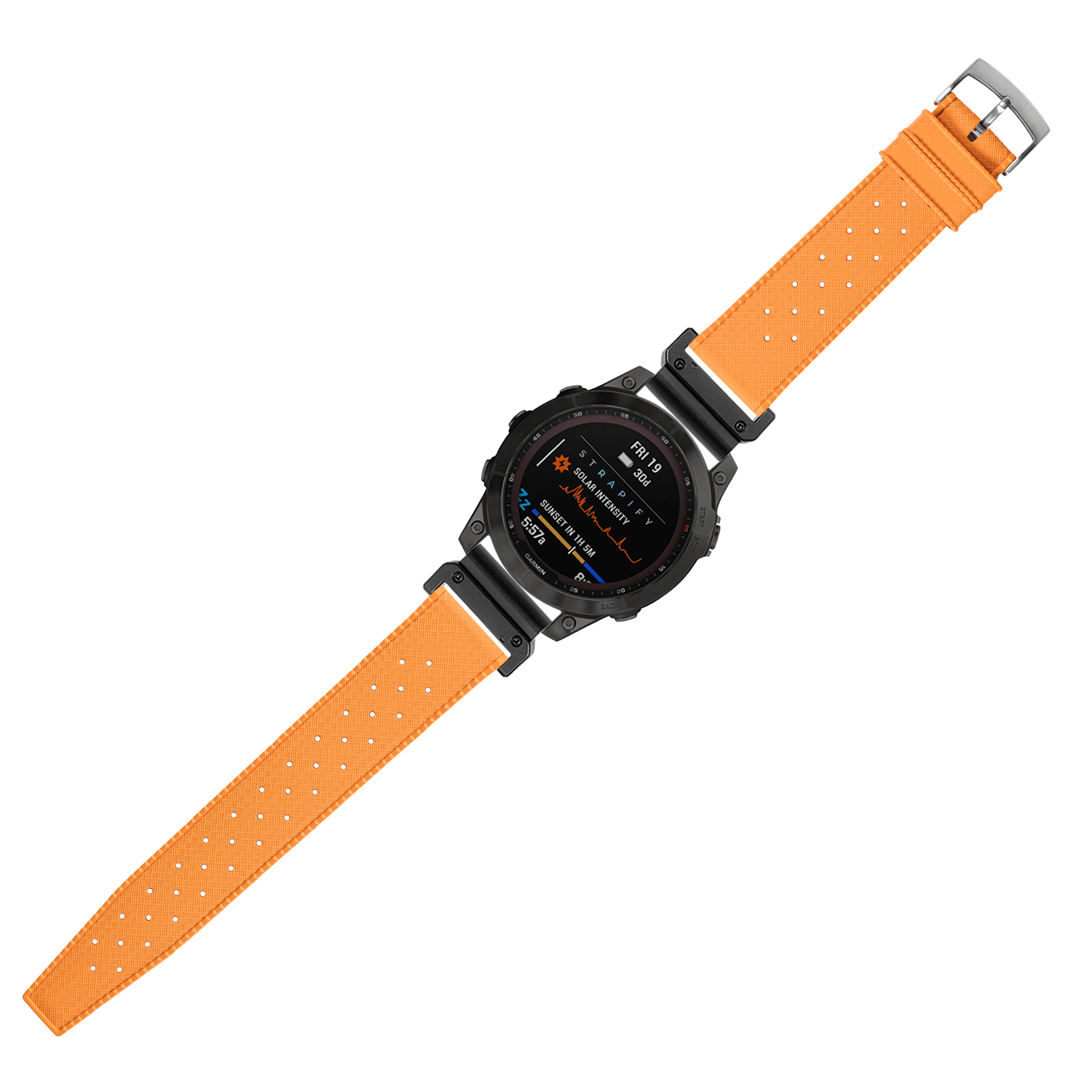 [QuickFit] King Tropic FKM Rubber - Orange 22mm