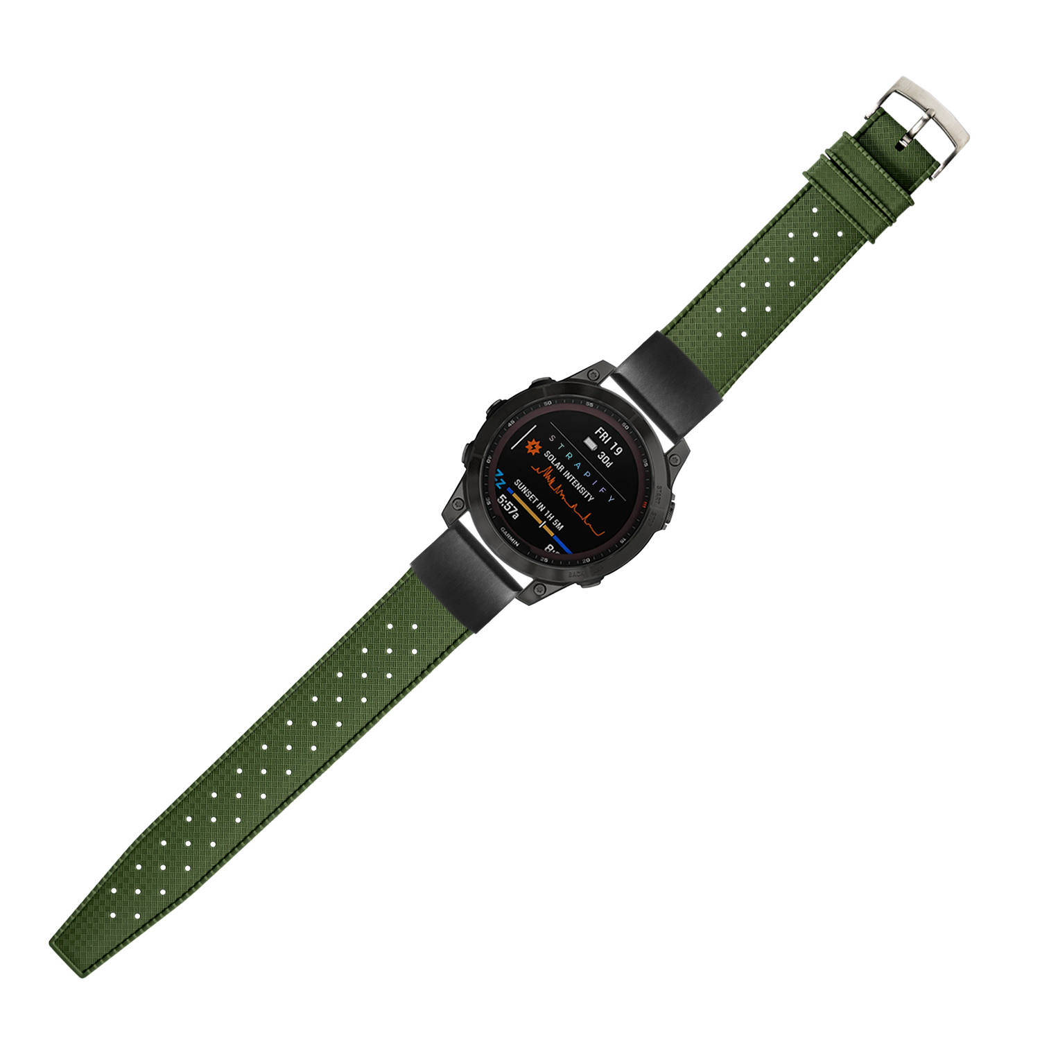 [QuickFit] King Tropic FKM Rubber - Forest Green 20mm