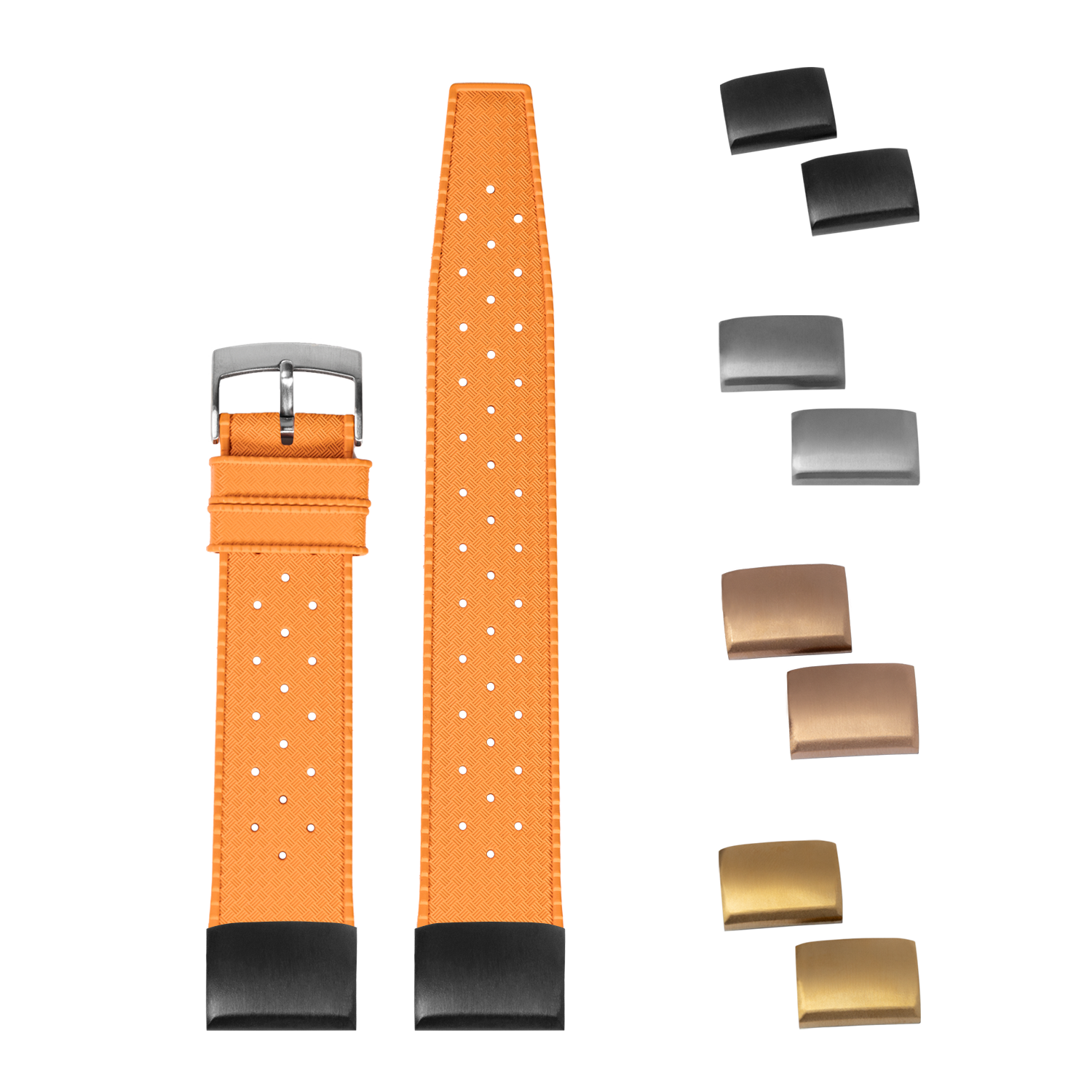 [QuickFit] King Tropic FKM Rubber - Orange 20mm