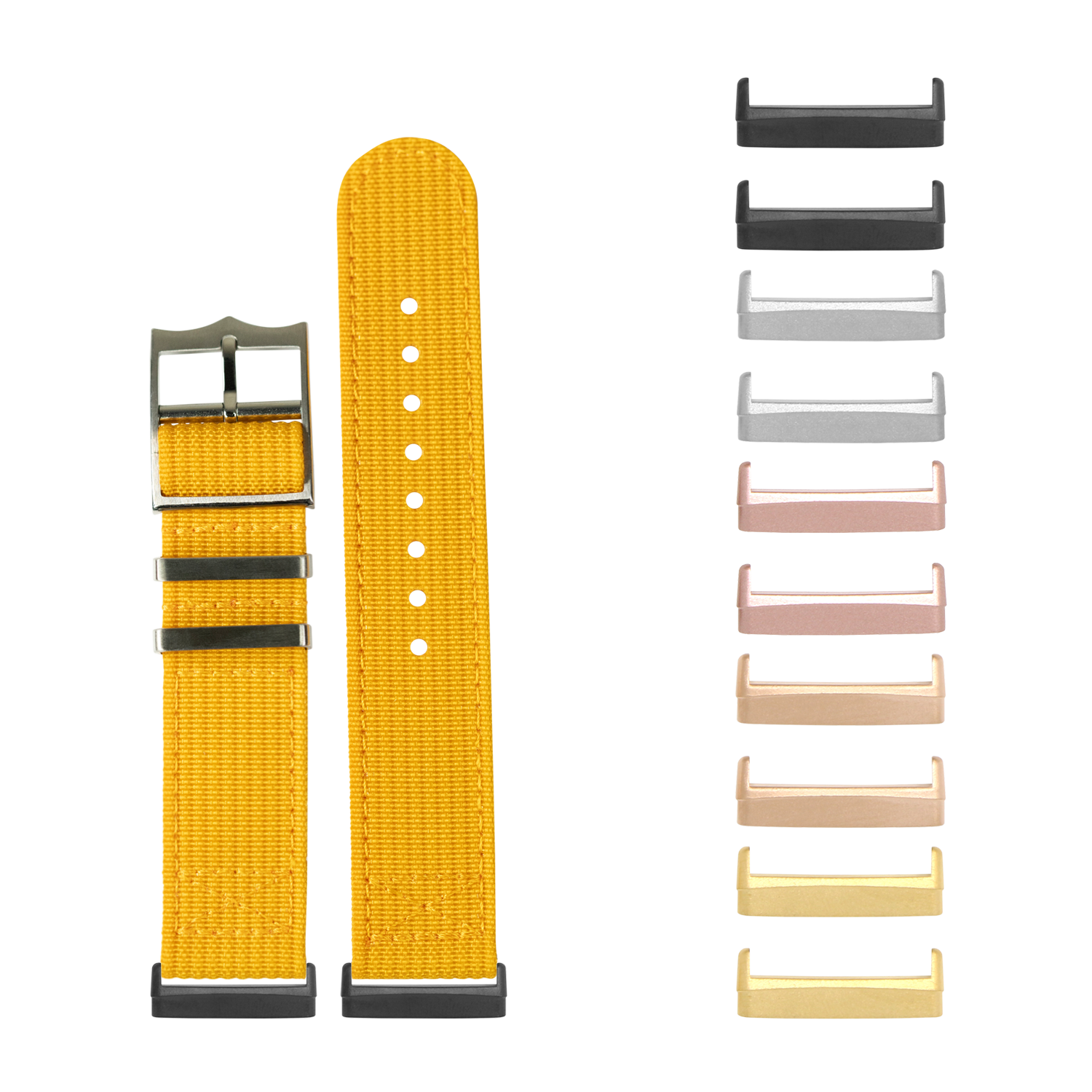 [Fitbit Versa 3 & 4/Sense 1 & 2] Alpha Militex - Mustard Yellow