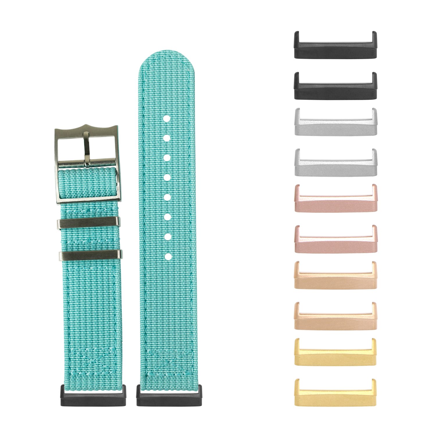 [Fitbit Versa 3 & 4/Sense 1 & 2] Alpha Militex - Tiffany Blue