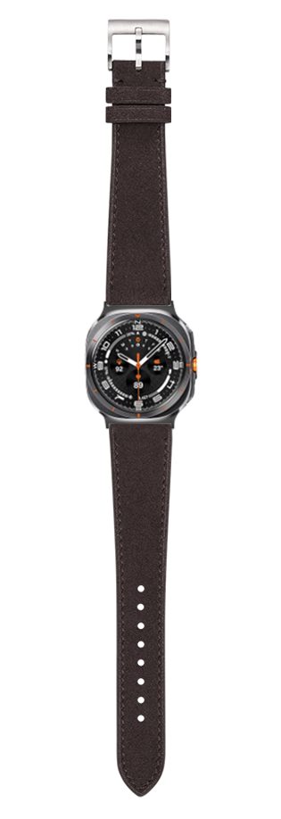 [Galaxy Watch 7 Ultra] Alcantara Leather - Dark Brown