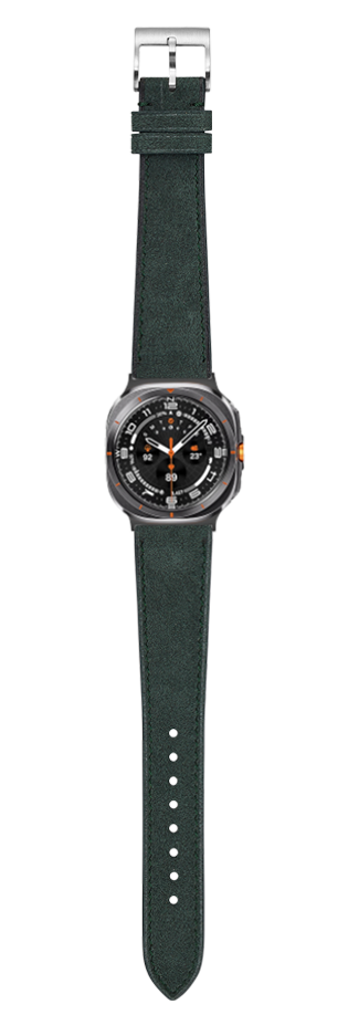 [Galaxy Watch 7 Ultra] Alcantara Leather - Forest Green