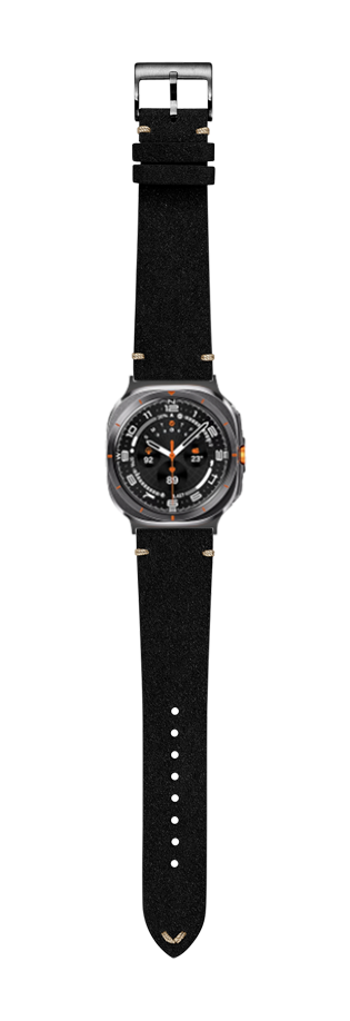 [Galaxy Watch 7 Ultra] Alcantara Leather - Vintage - Black