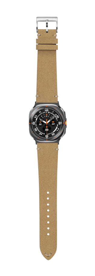 [Galaxy Watch 7 Ultra] Alcantara Leather - Vintage - Brown