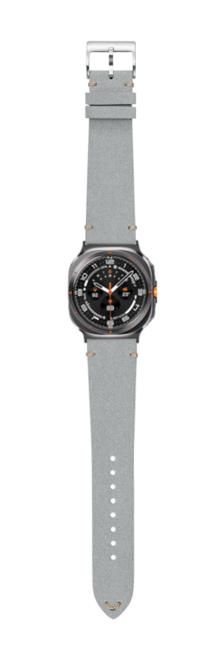 [Galaxy Watch 7 Ultra] Alcantara Leather - Vintage - Grey