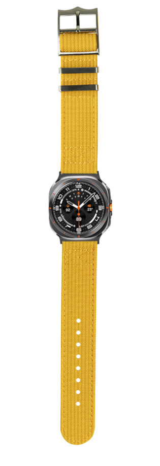 [Galaxy Watch 7 Ultra] Alpha Militex - Mustard Yellow