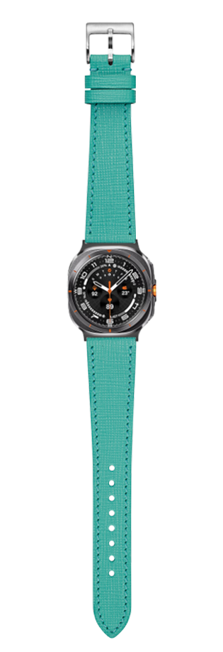 [Galaxy Watch 7 Ultra] Chevre Saffiano Leather - Tiffany Blue