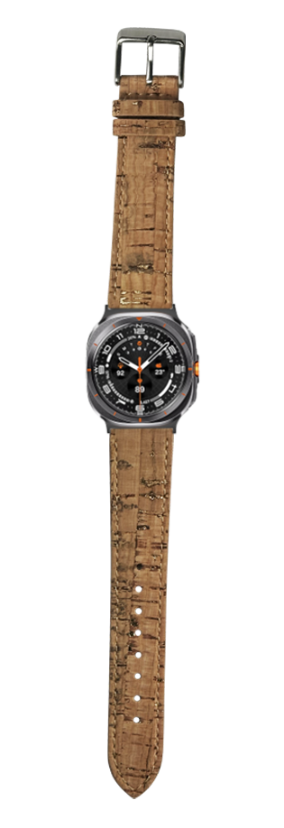 [Galaxy Watch 7 Ultra] Cork Vegan Leather Strap - Brown