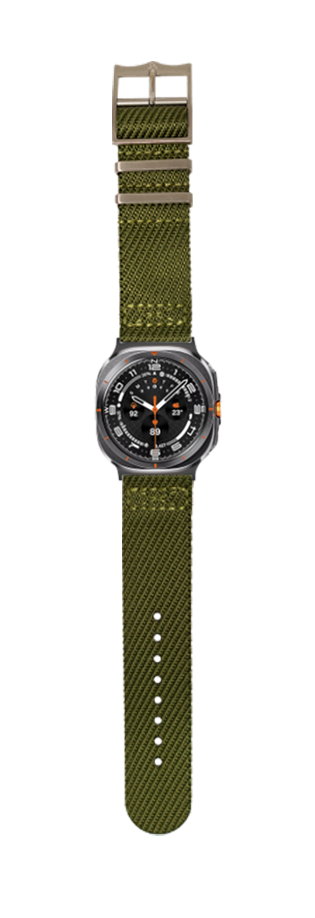 [Galaxy Watch 7 Ultra] Cross Militex - Army Green