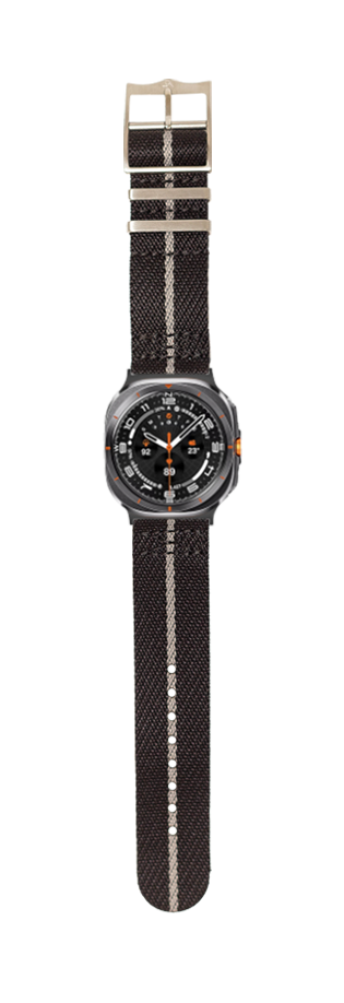 [Galaxy Watch 7 Ultra] Cross Militex - Black / Grey