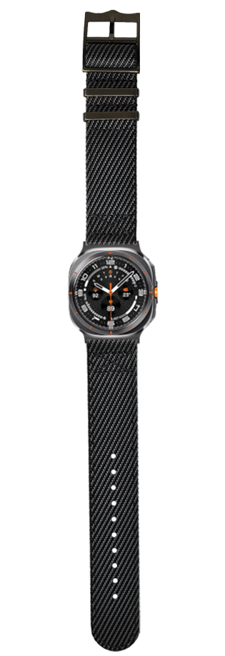 [Galaxy Watch 7 Ultra] Cross Militex - Dark Grey [Black Hardware]