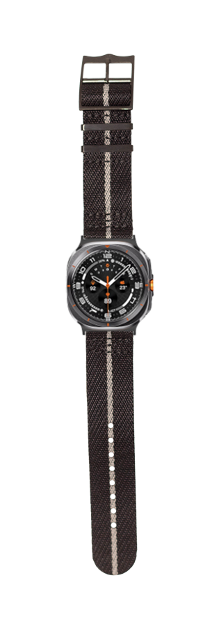 [Galaxy Watch 7 Ultra] Cross Militex - Stealth Black / Grey [Black Hardware]