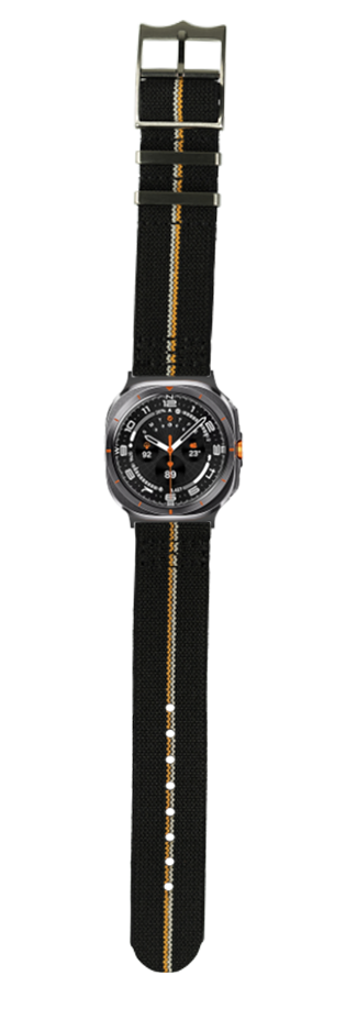 [Galaxy Watch 7 Ultra] ElastoFlex - Black/Orange/White