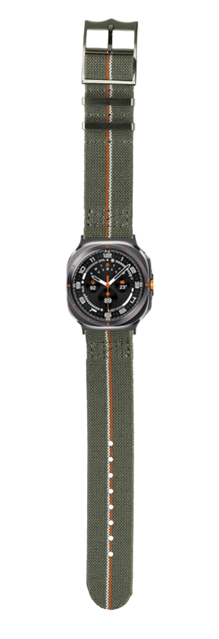 [Galaxy Watch 7 Ultra] ElastoFlex - Grey /White/Orange