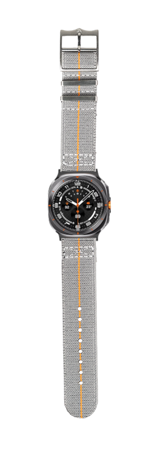 [Galaxy Watch 7 Ultra] ElastoFlex - Grey/Orange