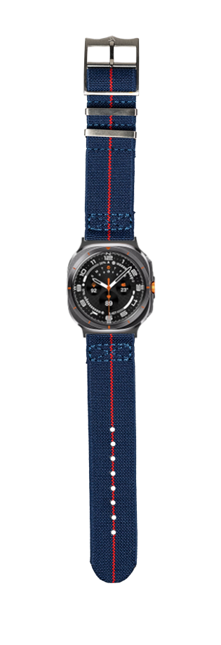 [Galaxy Watch 7 Ultra] ElastoFlex - Navy Blue/Red