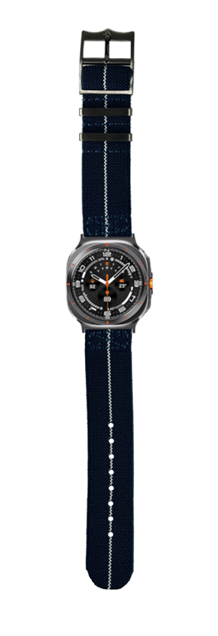 [Galaxy Watch 7 Ultra] ElastoFlex - Navy Blue/White