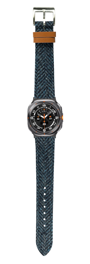 [Galaxy Watch 7 Ultra] Harris TweedÂ® Herringbone - Blue