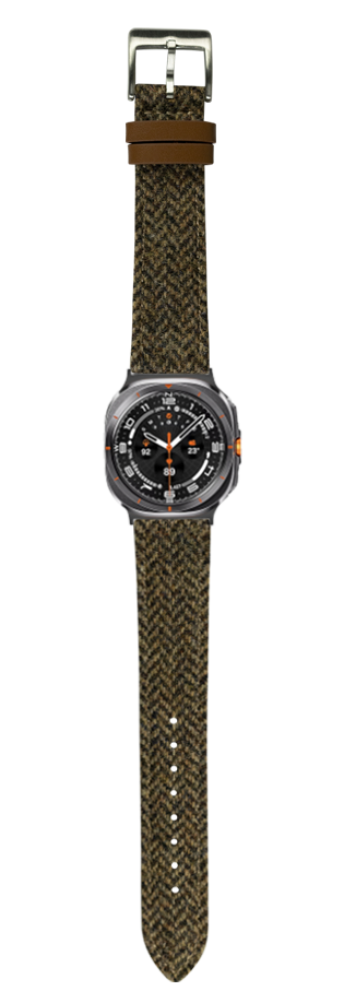 [Galaxy Watch 7 Ultra] Harris TweedÂ® Herringbone - Dark Brown