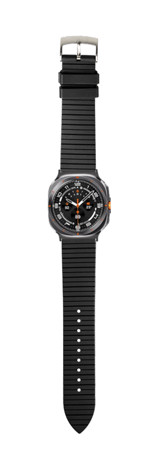 [Galaxy Watch 7 Ultra] King Panelarc FKM Rubber - Black