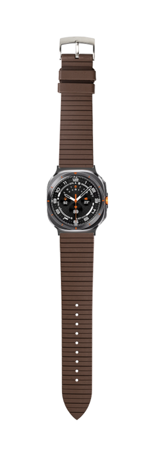 [Galaxy Watch 7 Ultra] King Panelarc FKM Rubber - Brown